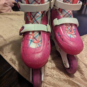 Girls roller blades adjustable